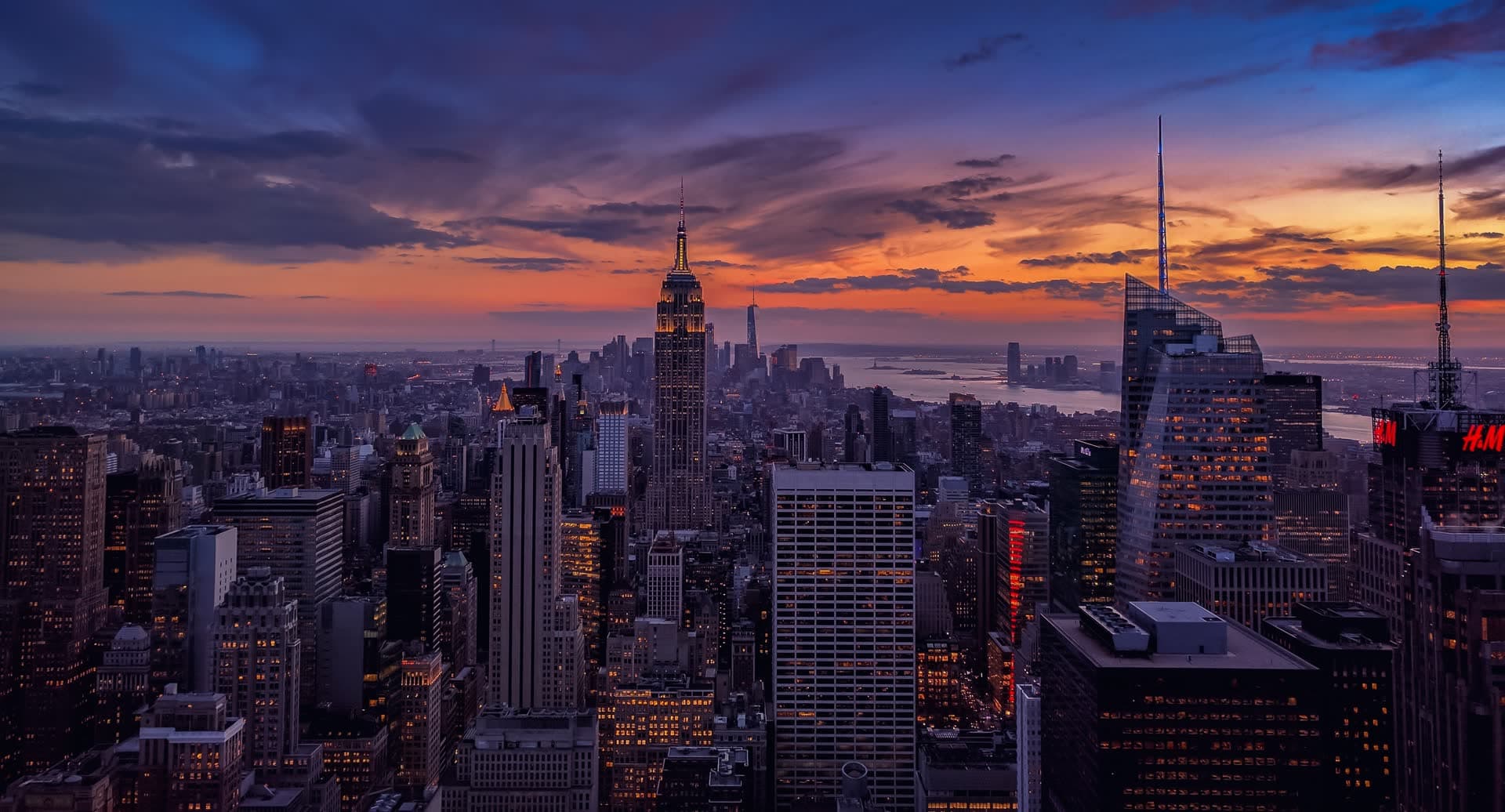 Skyline de Nova York — criação de valor Head Oversea